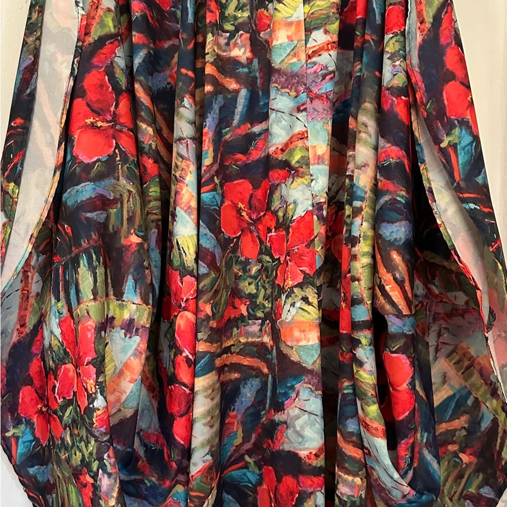 Christian Siriano Maxi Floral Women's Skirt - Picture 3 of 5